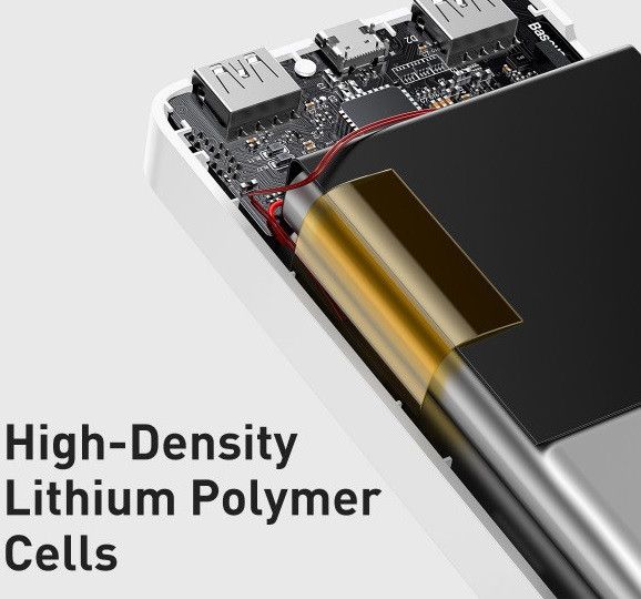 Baseus  Bipow 30000 mAh 15W, 3А, Digital Display, 2USB+Type-C