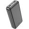 Hoco 20000 mAhJ100A |2USB/Type-C| Чорний
