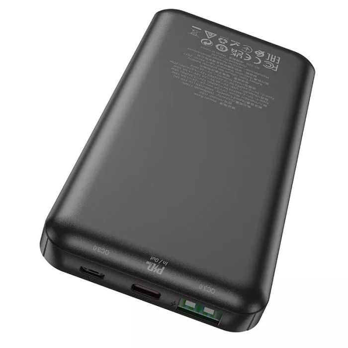 Hoco J102 10000 mah 20W зі швидкою зарядкою та індикатором заряду з кабелем у комплекті