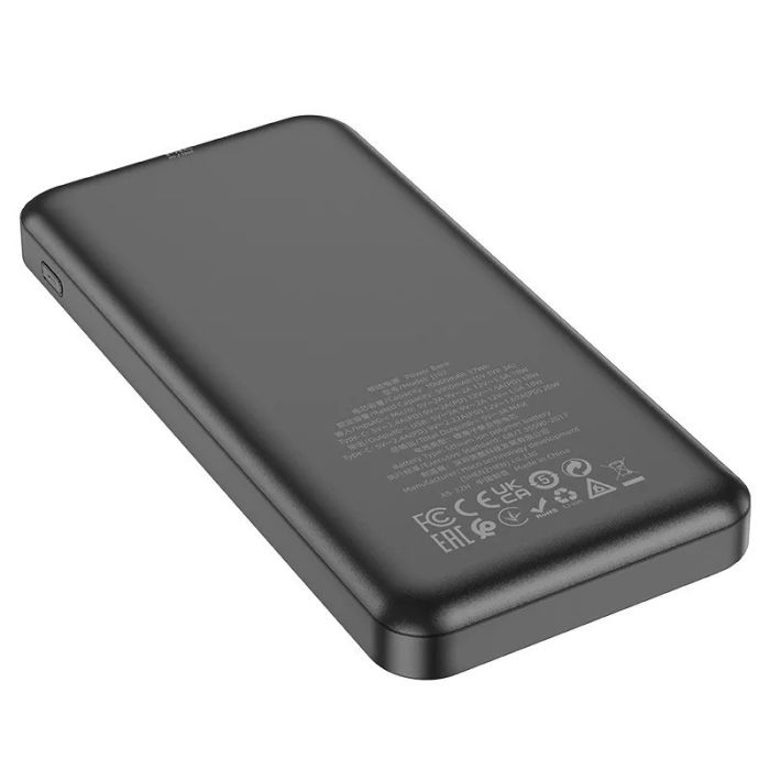 Hoco J102 10000 mah 20W зі швидкою зарядкою та індикатором заряду з кабелем у комплекті