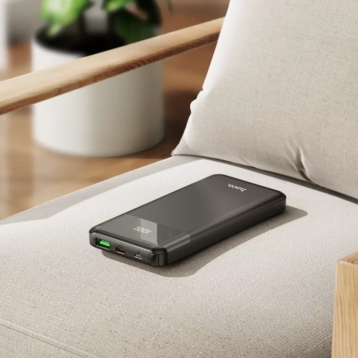 Hoco J102 10000 mah 20W зі швидкою зарядкою та індикатором заряду з кабелем у комплекті