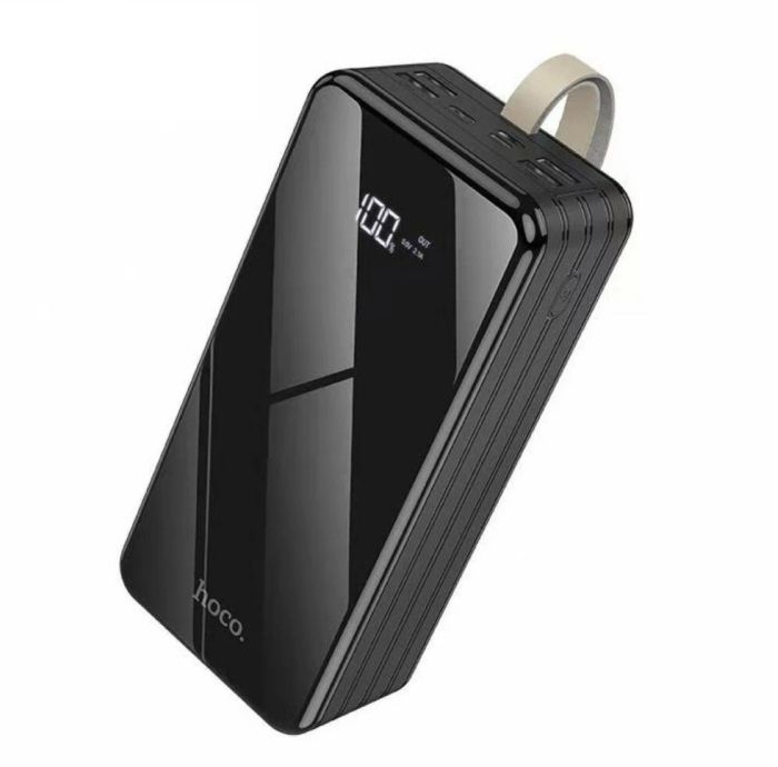 Hoco DB11 50000 mAh 4хUSB /Type-C/Lightning 2.1A з ліхтариком black