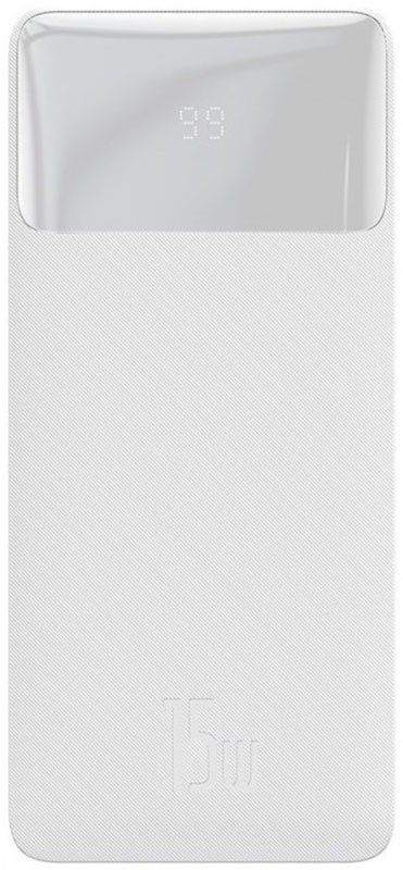Портативна батарея Baseus Bipow Overseas 15W 30000 mAh (PPBD050202) White