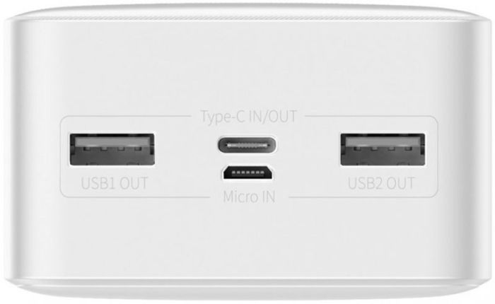 Baseus Bipow Overseas 15W 30000 mAh (PPBD050202) White