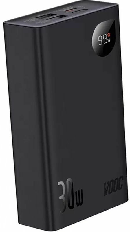 Baseus Adaman 2 Metal Digital Display 30W 20000mAh Black (PPAD050001)