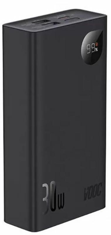 Baseus Adaman 2 Metal Digital Display 30W 20000 mAh Black (PPAD050001)