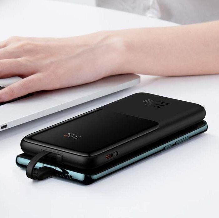 Baseus  Elf 10000 mAh 22.5W, Digital Display Fast Charge, з технологією QC3.0+PD3.0 та iP 20W+Type-C
