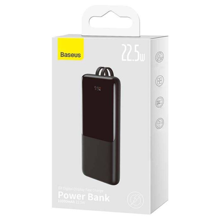 Baseus  Elf 10000 mAh 22.5W, Digital Display Fast Charge, з технологією QC3.0+PD3.0 та iP 20W+Type-C