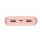 Belkin 20000 mAh 15W Dual USB-A, USB-C Rose Gold