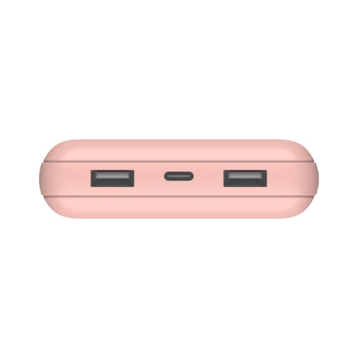 Belkin 20000 mAh 15W Dual USB-A, USB-C Rose Gold