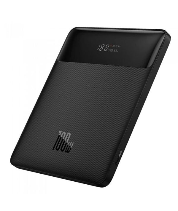 Портативний зарядний пристрій Baseus Blade Digital Display 20000mAh 100W Powerbank для MacBook PPDGL-01 Чорний