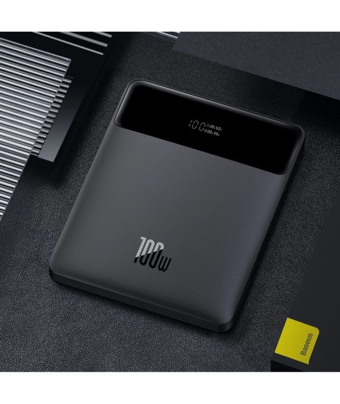 Baseus Blade Digital Display 20000 mAh 100W Powerbank для MacBook PPDGL-01 Чорний