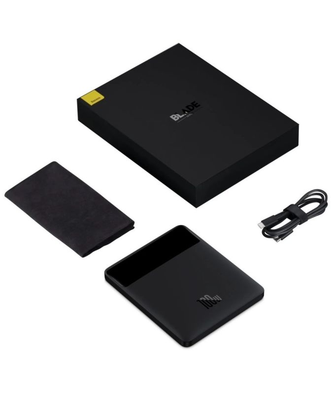 Baseus Blade Digital Display 20000 mAh 100W Powerbank для MacBook PPDGL-01 Чорний