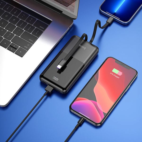 Hoco q9 Pro Shell 22.5w+PD20W 10000 mAh чорний