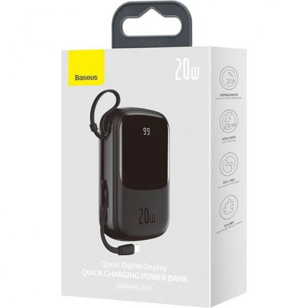 Baseus Qpow 20000 mAh Black (ppqd-h01)
