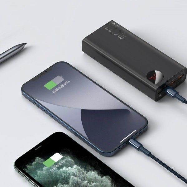Baseus Adaman на 22.5 Ват 30000 mAh з LED-дисплеєм та індикатором заряда УМБ