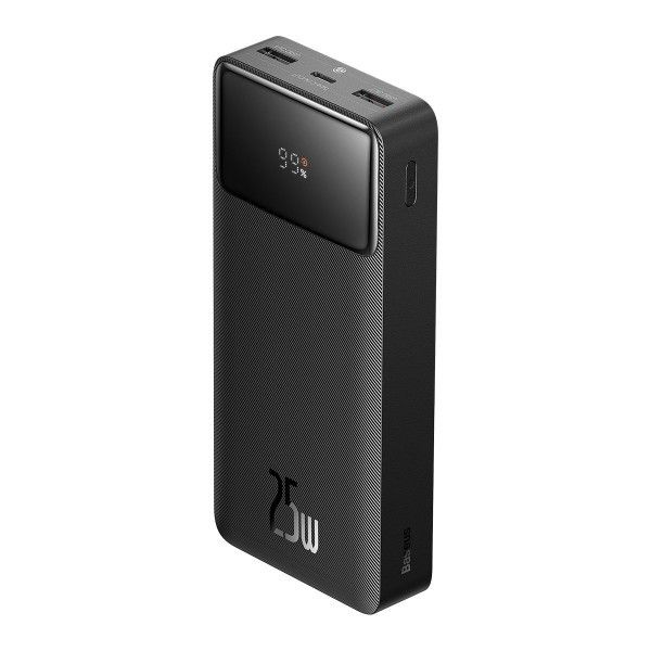 Baseus 20000 mAh 25Вт 2x USB Type-C чорнийBipow PPBD020301