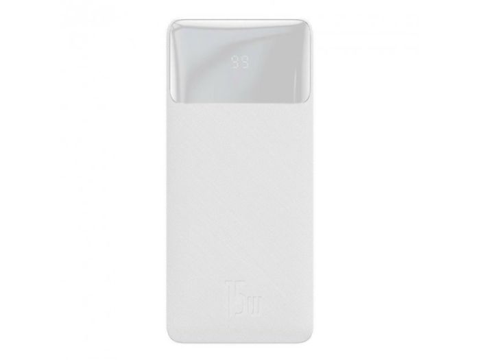 Baseus Bipow Digital Display 30000 mAh 15W White (PPDML-K02)