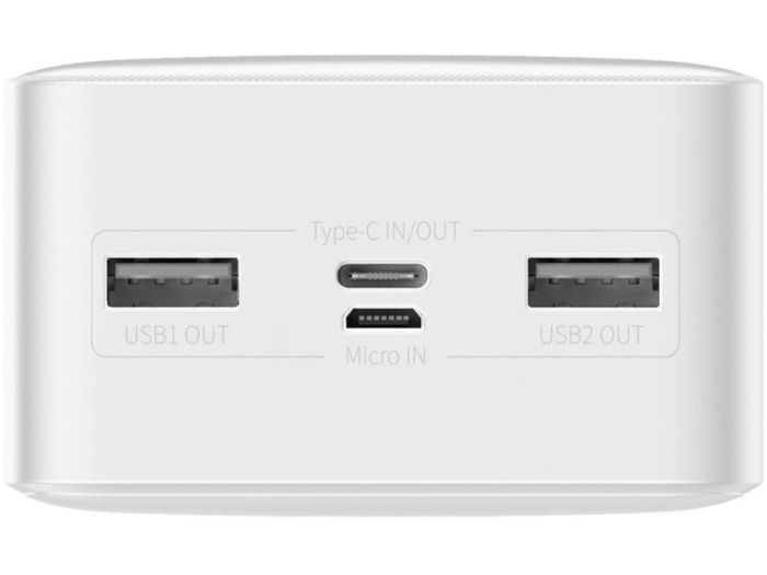 Baseus Bipow Digital Display 30000 mAh 15W White (PPDML-K02)