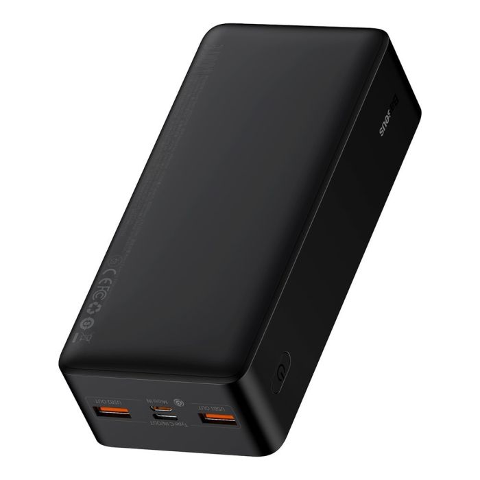 Baseus Bipow Digital Display (Overseas Edition) 30000 mAh 20W (QC3.0 PD) (PPBD050401) Black