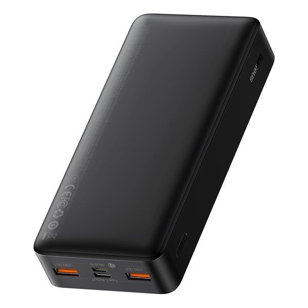 Baseus Bipow Digital Display (Overseas Edition) 20000 mAh 20W (QC3.0 PD) (PPBD050501) Black