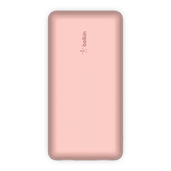 Belkin 20000 mAh 15W Dual USB-A, USB-C Rose Gold