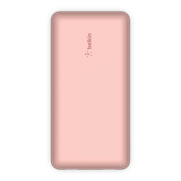 Belkin 20000 mAh 15W Dual USB-A, USB-C Rose Gold