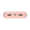 Belkin 20000 mAh 15W Dual USB-A, USB-C Rose Gold
