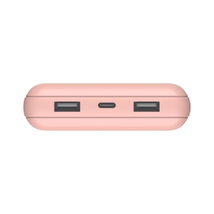 Belkin 20000 mAh 15W Dual USB-A, USB-C Rose Gold