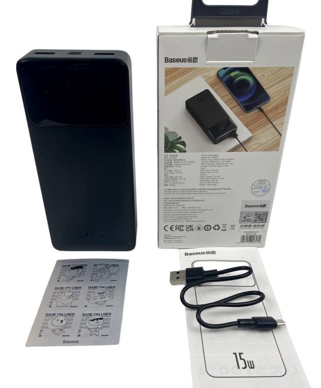 Baseus 20000 mAh 15WDisplay Power bank