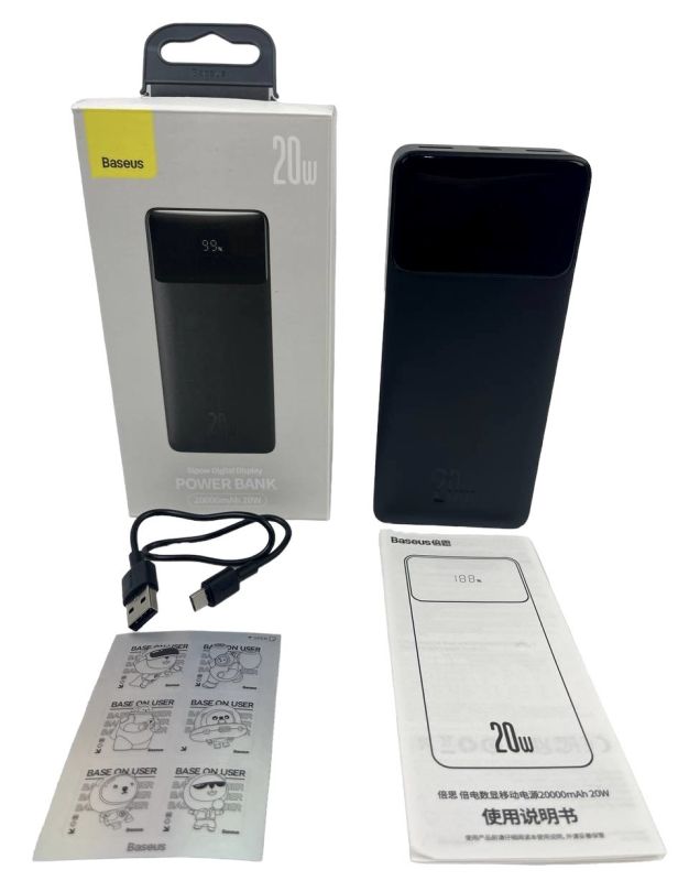 Baseus 20000 mAh (20W) павербанк