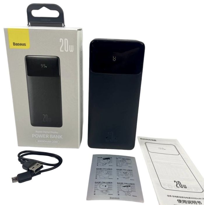 Baseus 30000 mAh (20W) повербанк