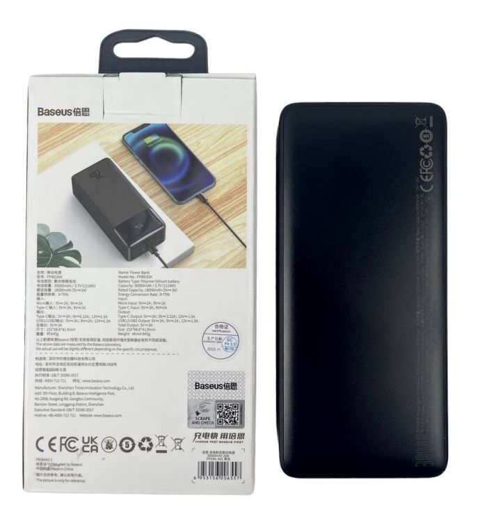 Baseus 30000 mAh (20W) повербанк