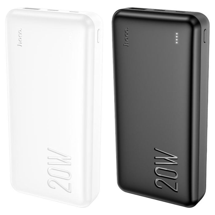 Hoco J87A Tacker зі швидкою зарядкою (20000 mAh 1USB/1Type-C, PD 20W/3A, QC/PD) - Чорний