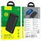Hoco J90 зі швидкою зарядкою (10000 mAh, 22.5W+PD20W, 1USB/1Type-C, 20W/3A, з LED дисплеєм) - Чорний