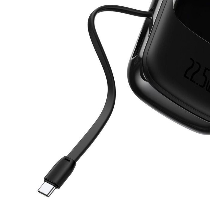 Baseus Qpow Digital Display Quick Charge 20000 mAh 22,5W Black