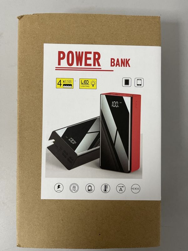 Hoco 40000 mAh 4xUSB з ліхтариком