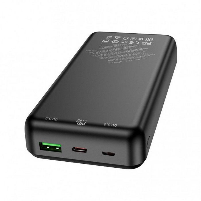 НОСО BLACK J87A Tacker 20000 mAh PD20W+QC3.0 чорний