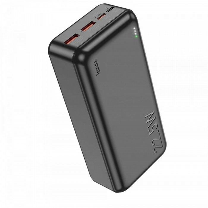 Power Bank HOCO BLACK J101B 30 000 mAh 22.5W Чорний