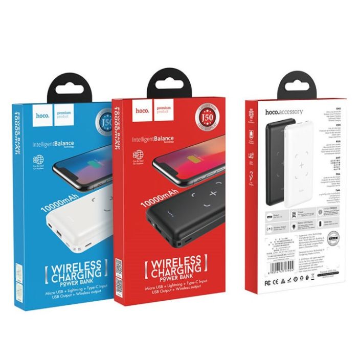 Hoco J50 Surf 10000 mAh Black (6931474717924)