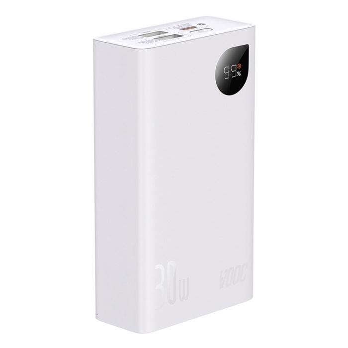 Baseus Adaman2 Digital Display Fast Charge 20000 mAh 30W White (PPAD050002/PPADM2-20)