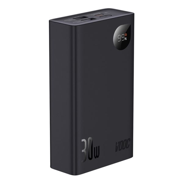 Baseus Adaman2 Digital Display Fast Charge Power Bank 20000mAh 30W Black (PPAD050001/PPADM2-20)