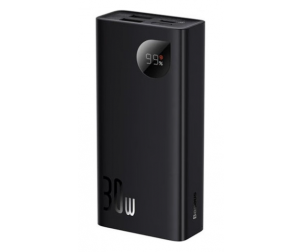 Baseus Adaman Metal Digital Display 20000 mAh 30W black (PPAD030001)