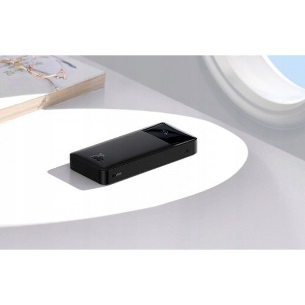 Baseus Bipow (PPDML-K01) Чорний на 30 000 mAh/15 Вт 2хUSB-A/USB-C