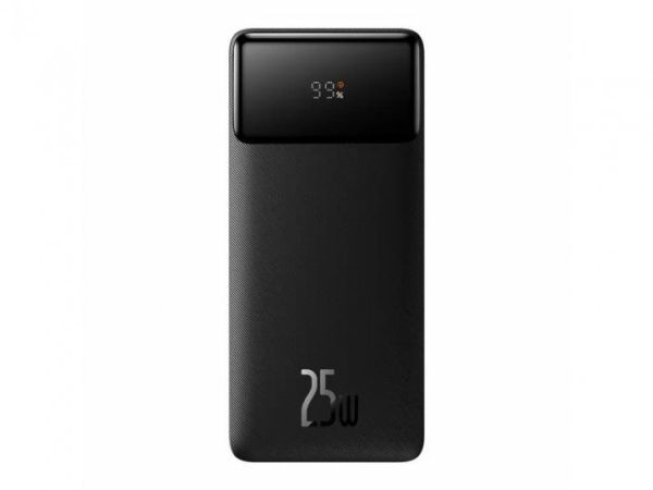 Павербанк Baseus Bipow Digital Display 25W 20000 mAh (чорний) з підтримкою швидкого заряджання QC3.0 PD