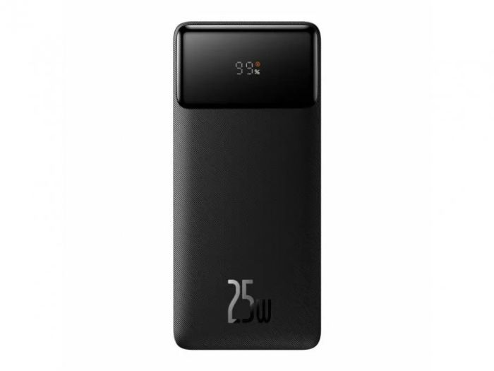 Baseus Bipow Digital Display 25W 20000 mAh (чорний) з підтримкою швидкого заряджання QC3.0 PD