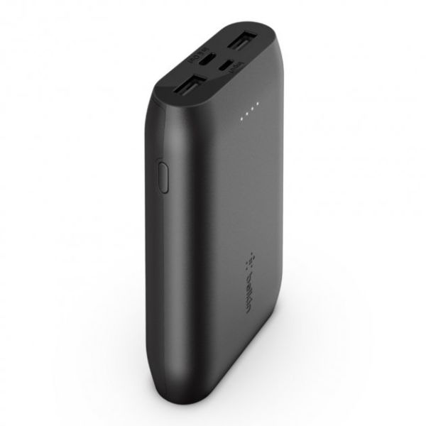 Belkin 10000 mAh, 15W Dual USB-A, USB-C, black
