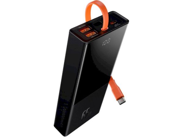 Зовнішній аккумулятор (Power Bank) BASEUS Elf Digital Display 65W 20000mAh Black (PPJL000001)