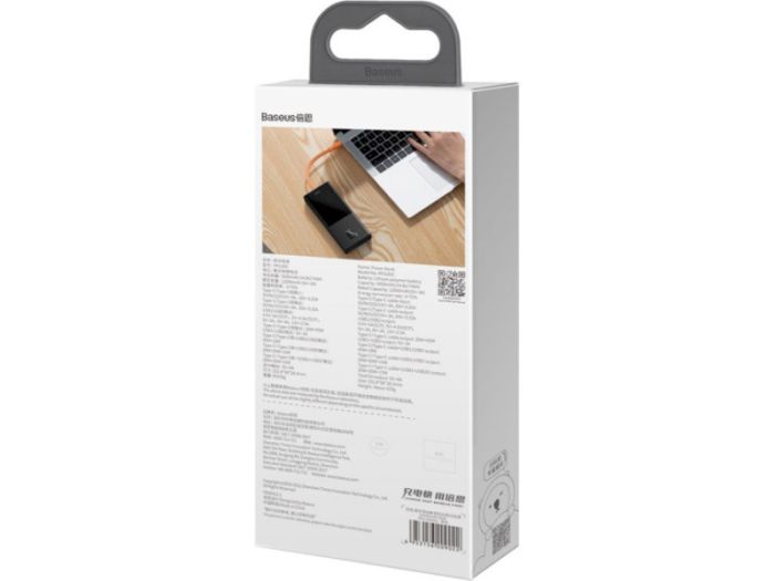 Baseus Elf Digital Display 65W 20000 mAh Black (PPJL000001)
