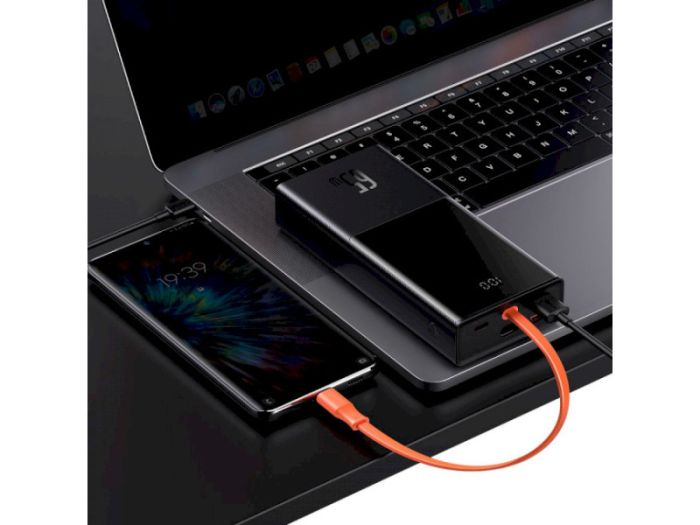 Baseus Elf Digital Display 65W 20000 mAh Black (PPJL000001)